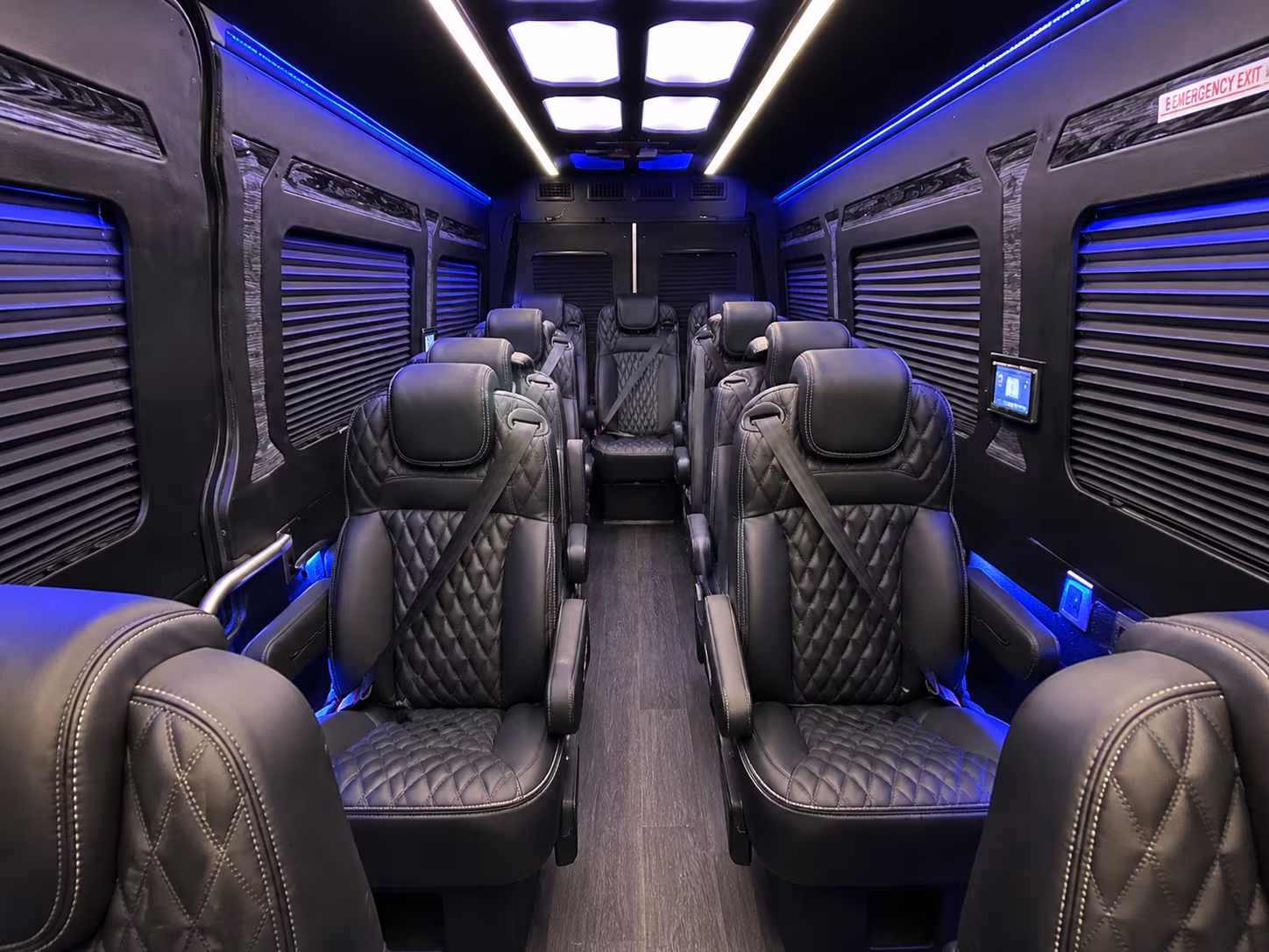 8 passenger sprinter van inside