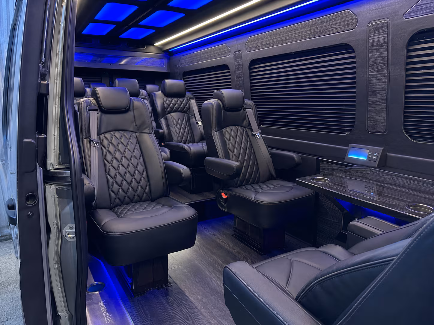 winston salem 12 passenger sprinter van inside