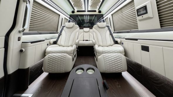 winston salem 8 passenger sprinter van interior